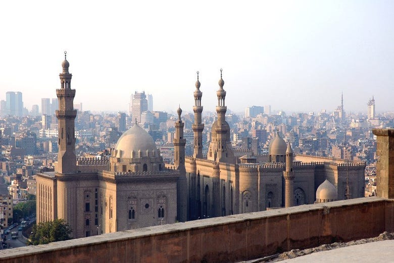 Vistas do Cairo a partir da Cidadela