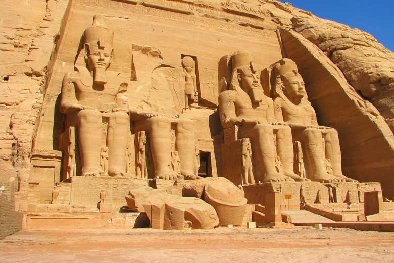 Panorâmica de Abu Simbel