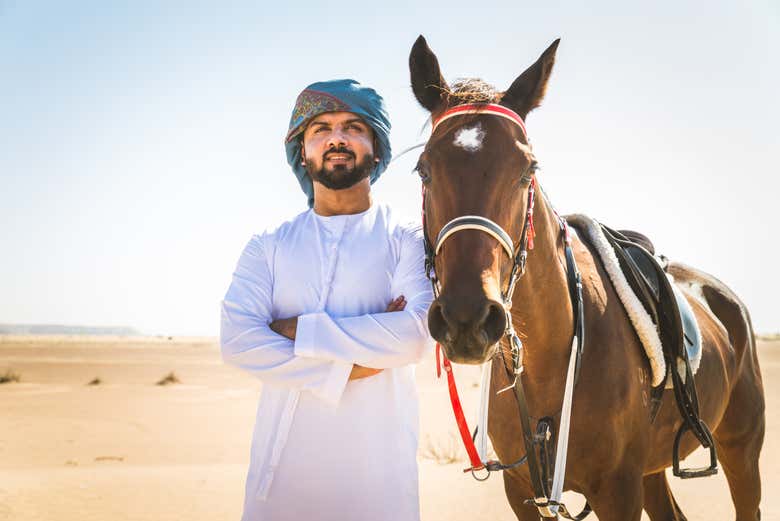 Preparado para a rota equestre