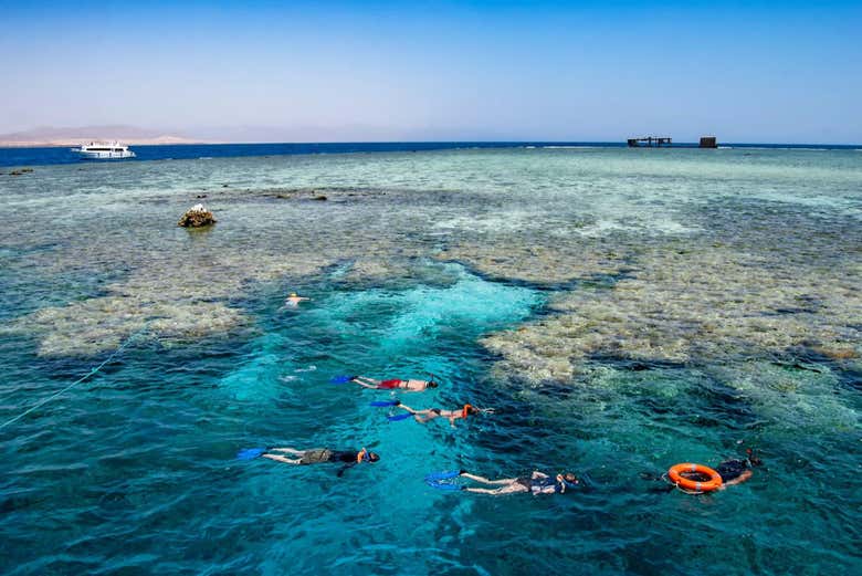 Você fará snorkel em um dos lugares mais especiais do Egito
